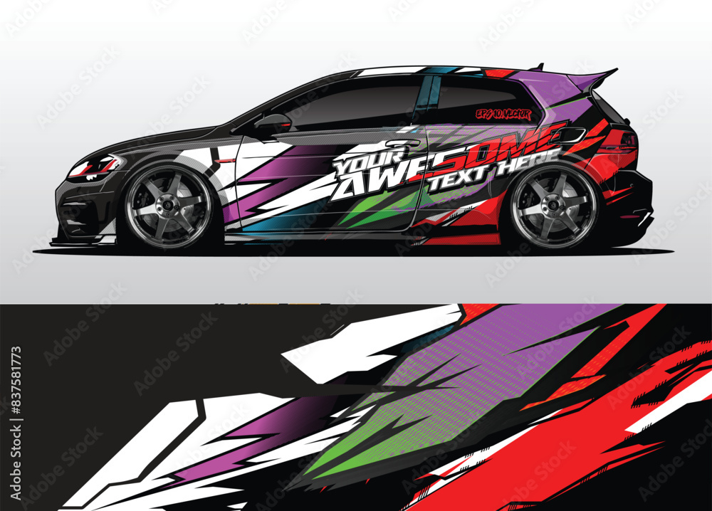 Elegant Vector Backgrounds for Car Wraps: Drive with Distinction Elegant Vector Backgrounds for Car Wraps: Drive with Distinction