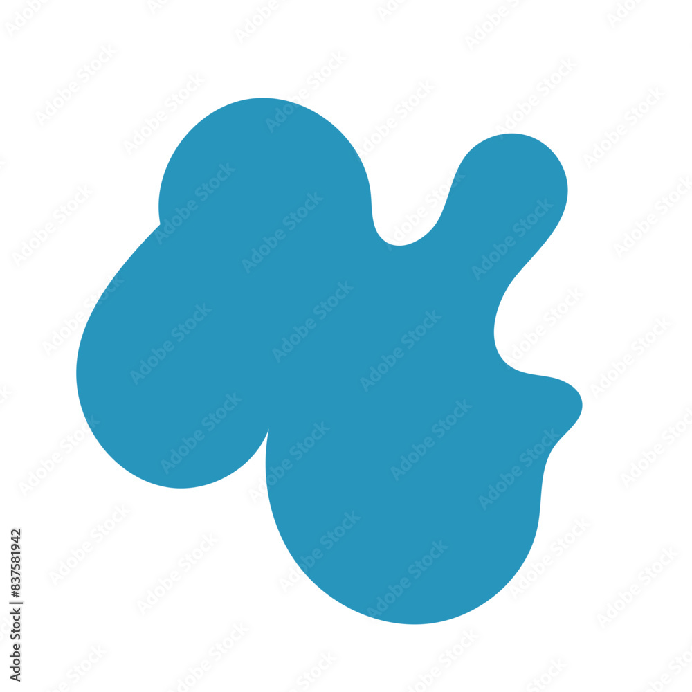 Abstract shape organic blob vector Abstract shape organic blob vector