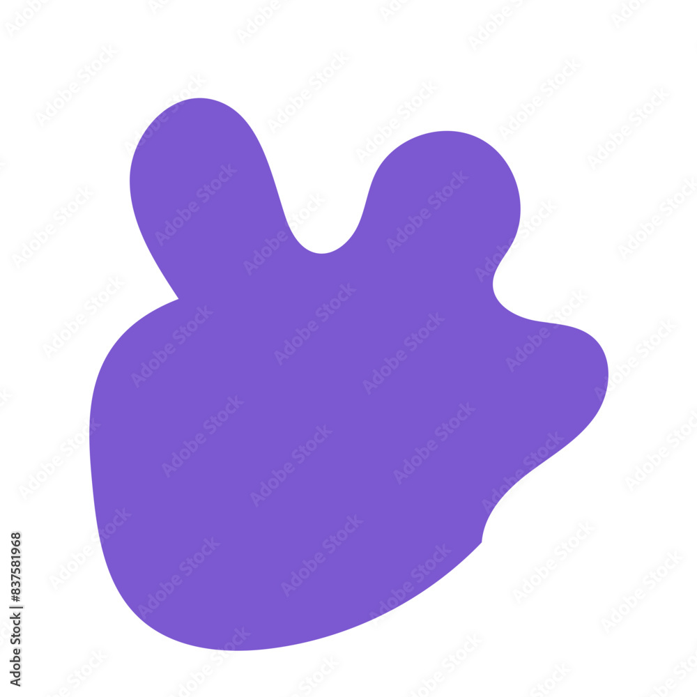 Abstract shape organic blob vector Abstract shape organic blob vector
