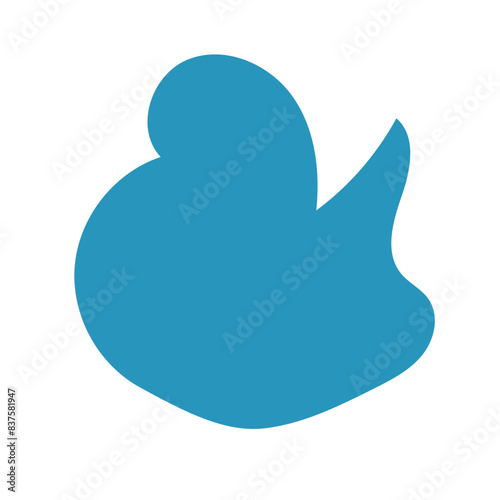 Abstract shape organic blob vector 