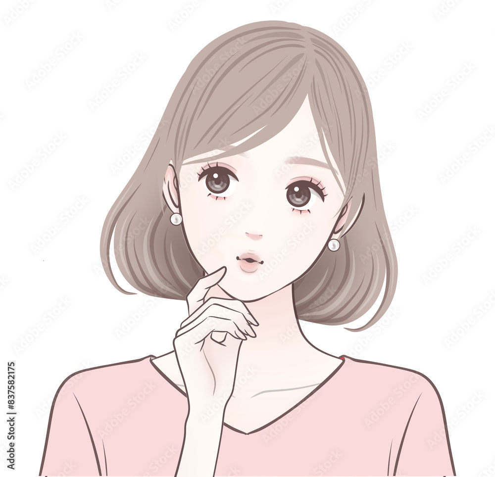 女性・女の子のイラスト素材 女性・女の子のイラスト素材
