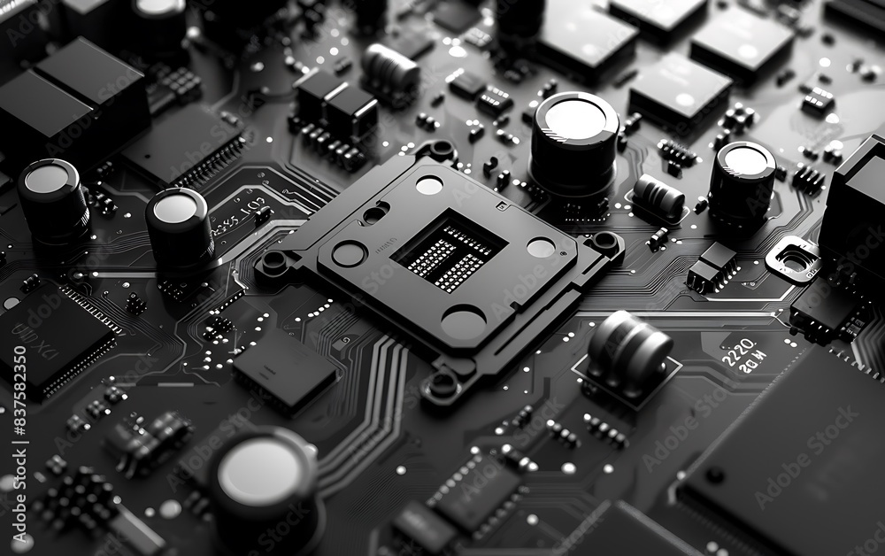 Fototapeta premium Shiny, high-performance graphics Memory image
