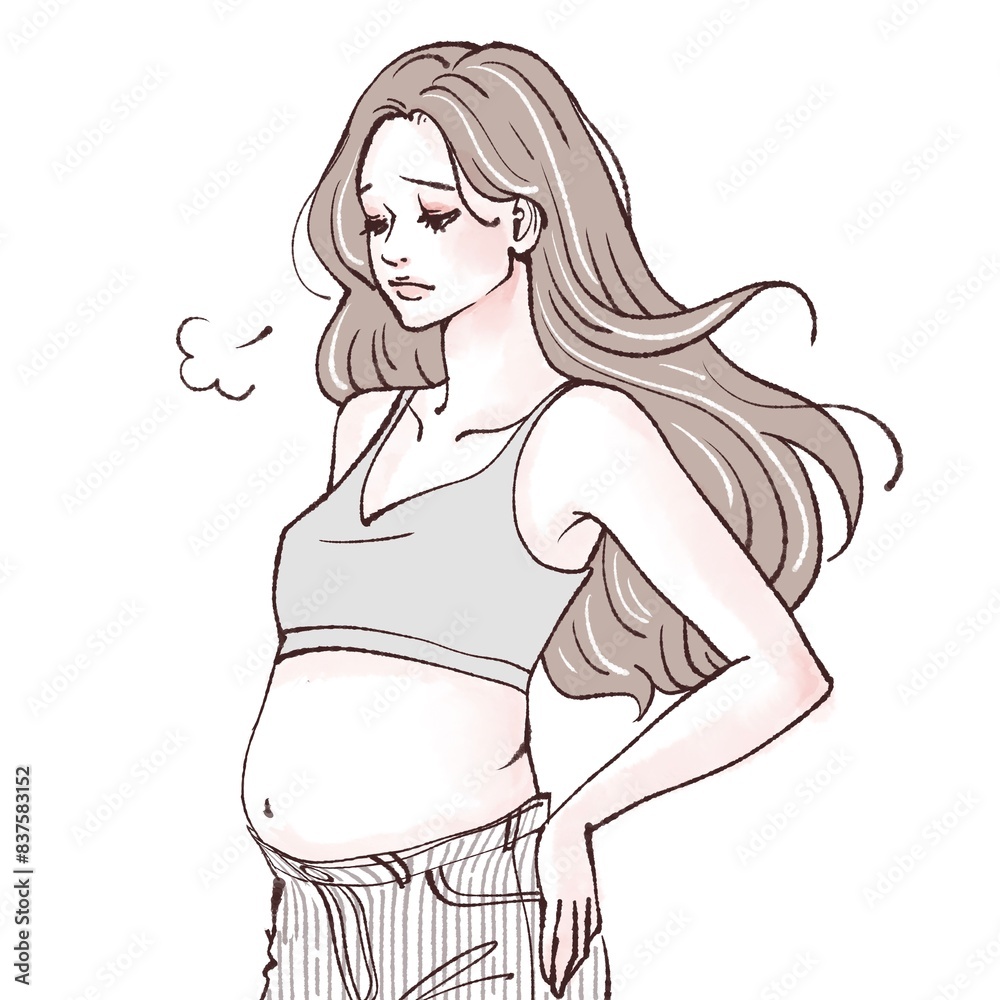 女性・女の子のイラスト素材 女性・女の子のイラスト素材