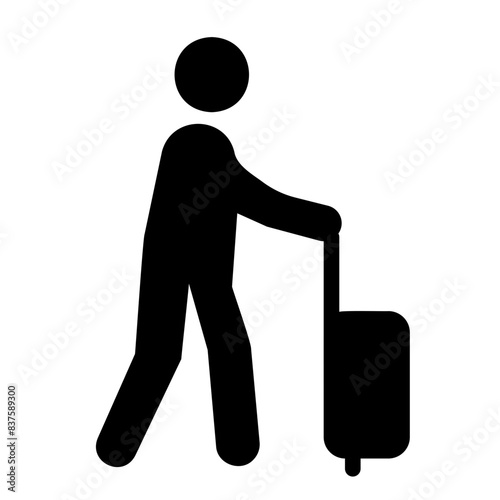 passenger glyph icon
