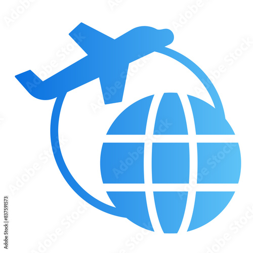 traveling gradient icon