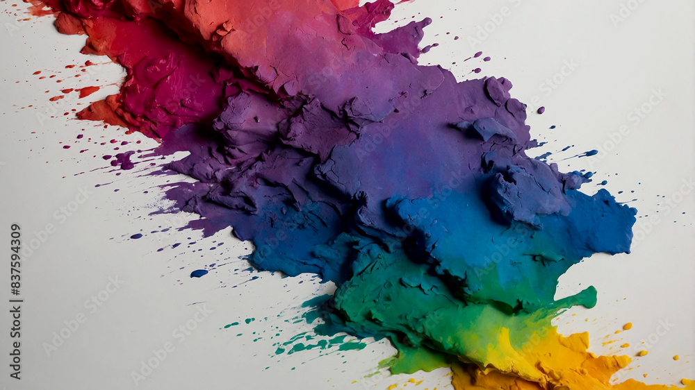 The Art of Nature's Palette watercolors starts creating a gradient vibrant rainbow gradient The Art of Nature's Palette watercolors starts creating a gradient vibrant rainbow gradient