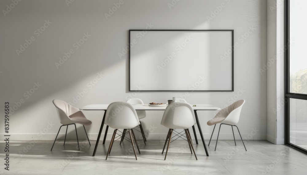 Curated Contemporary Dining Room Scene