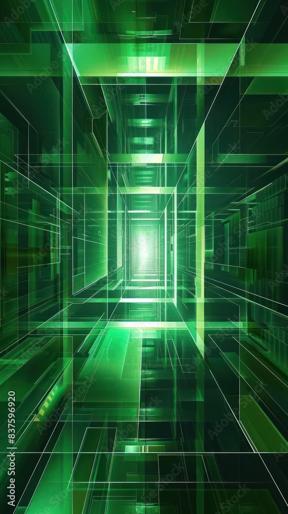 Minimalist Eco-Design, An Origami-Inspired Room with Foldable Green Walls Forming a Tunnel Minimalist Eco-Design, An Origami-Inspired Room with Foldable Green Walls Forming a Tunnel