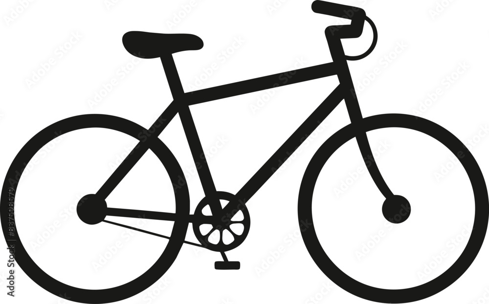 bicycle isolated on white background bicycle isolated on white background