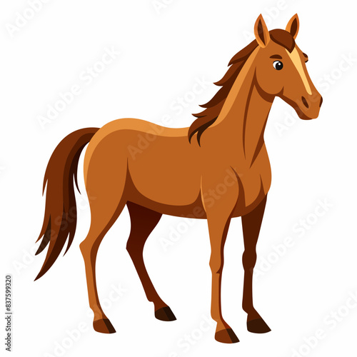 brown-horse-isolated-on-white-background