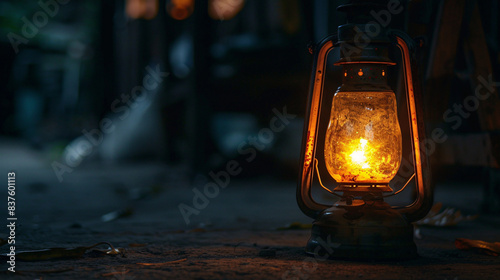 ramadan lantern islamic ornament background blur with copy space © Farhan