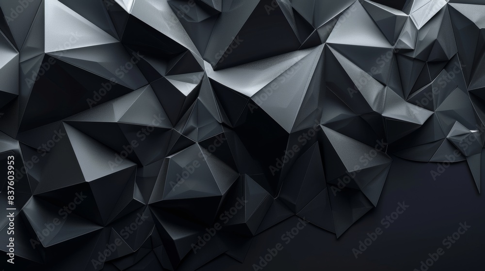 Geometric Graphic Elements on Dark Abstract Background Geometric Graphic Elements on Dark Abstract Background
