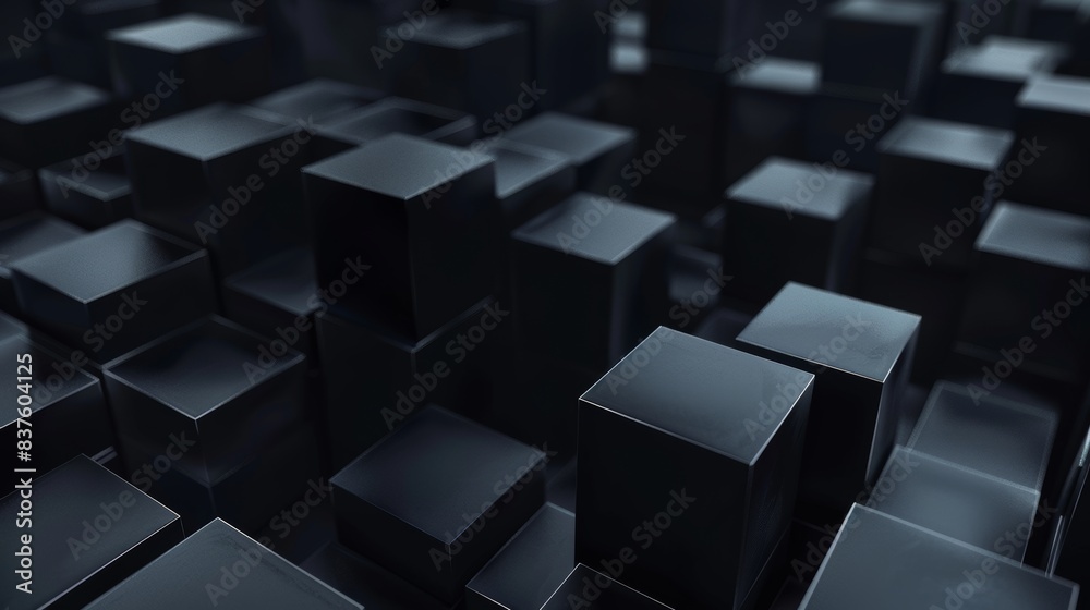Geometric Graphic Elements on Dark Abstract Background Geometric Graphic Elements on Dark Abstract Background