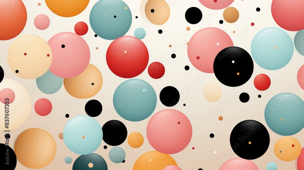 Creative polka dot design with vivid colors, flat artwork, intricate textures, and seamless pattern. Creative polka dot design with vivid colors, flat artwork, intricate textures, and seamless pattern.