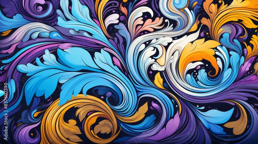 Engage with a captivating artistic experience through a vibrant, detailed, and seamless psychedelic composition. Engage with a captivating artistic experience through a vibrant, detailed, and seamless psychedelic composition.