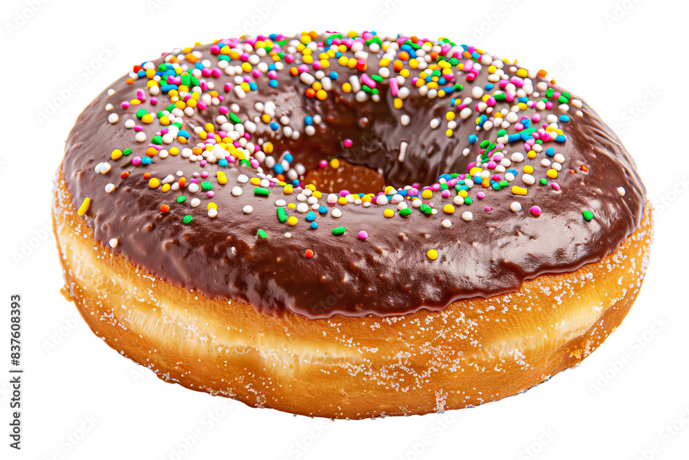 Chocolate Donut with Sprinkles