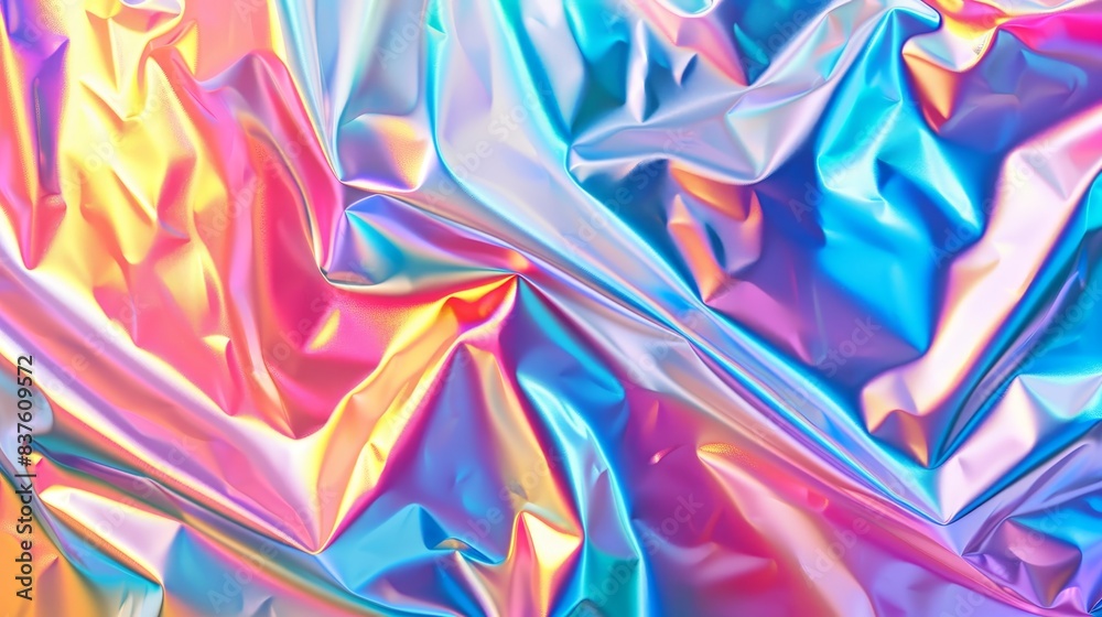 Vibrant Iridescent Holographic Foil Abstract Background Vibrant Iridescent Holographic Foil Abstract Background