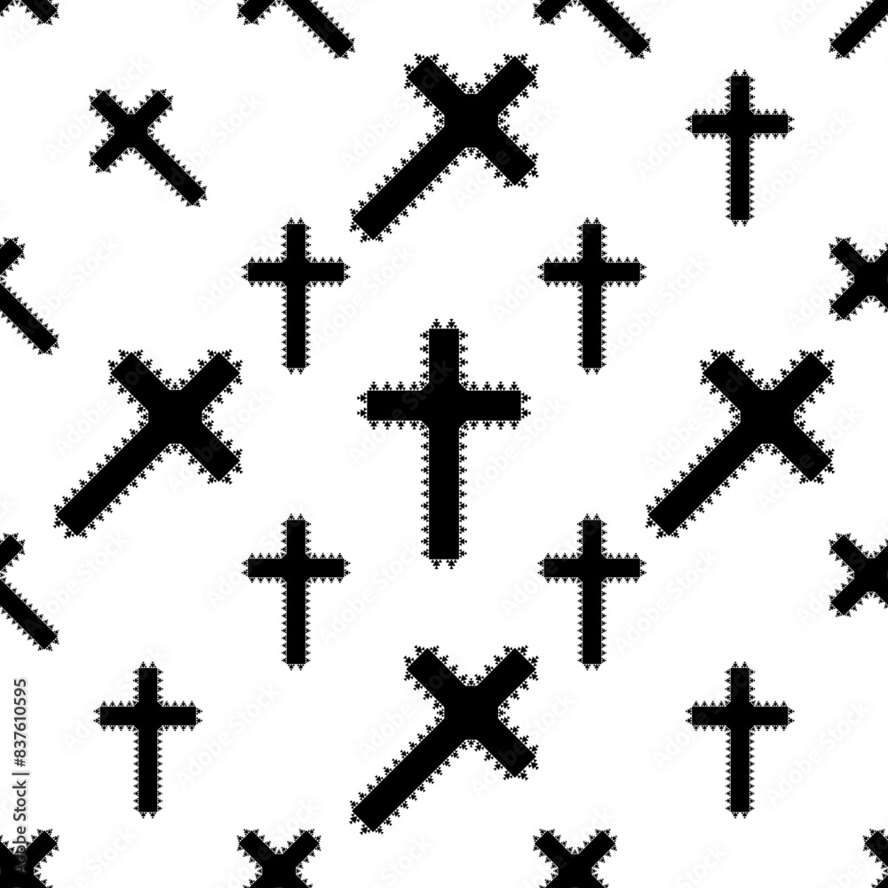 Christian Cross Seamless Pattern Christian Cross Seamless Pattern