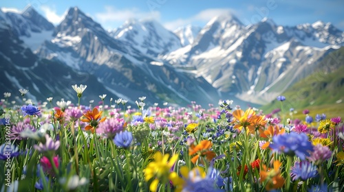 An alpine meadow