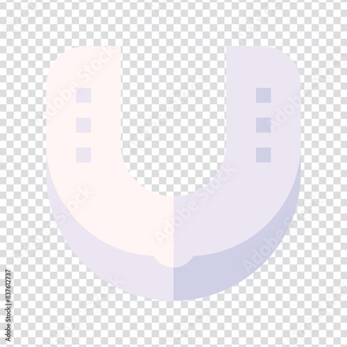 Mouth guard icon vector design. flat vector illustration. Pixel perfect 64 x 64. Vector illustration simple symbol in eps 10