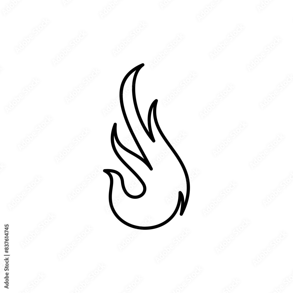 Obraz premium Fire Icon