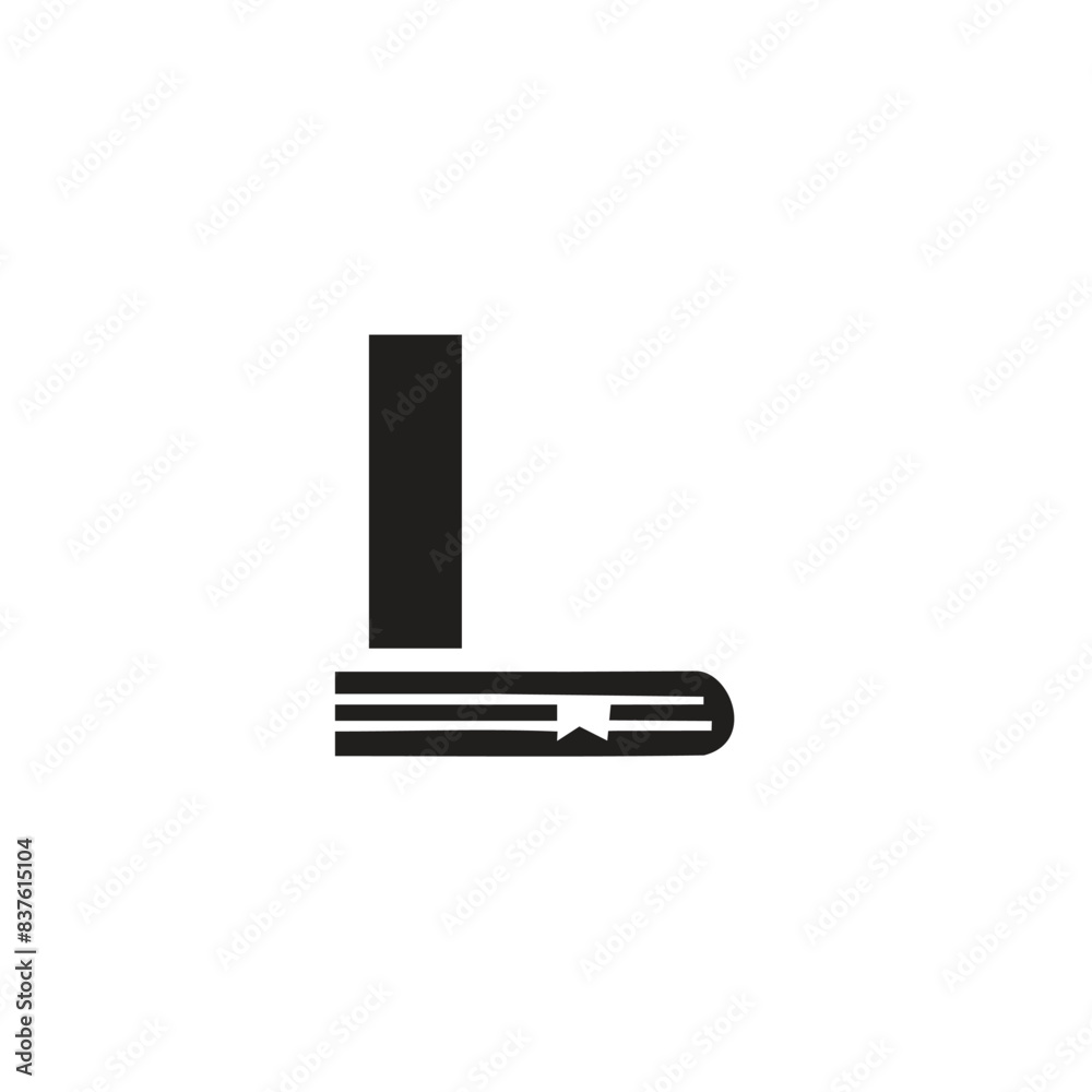 Letter L book logo icon vector template Letter L book logo icon vector template