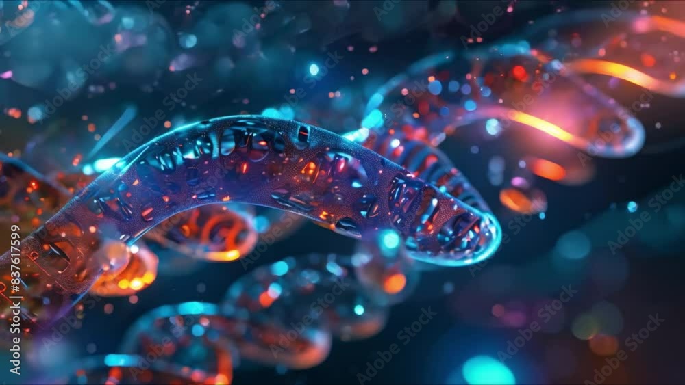 3D animation of magnified DNA strands in a test tube showcasing biotechnology. Concept Biotechnology, DNA Strands, 3D Animation, Test Tube, Magnified View 3D animation of magnified DNA strands in a test tube showcasing biotechnology. Concept Biotechnology, DNA Strands, 3D Animation, Test Tube, Magnified View
