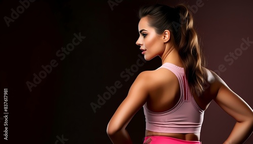young beautiful hispanic woman wearing sport sportswear
