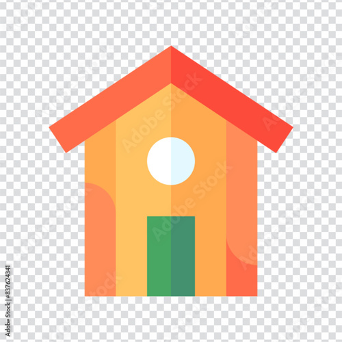vector, shelter, illustration, flat, cartoon, character, care, isolated, graphic, anima icon vector design. flat vector illustration. Pixel perfect 64 x 64. Vector illustration simple symbol in eps 10