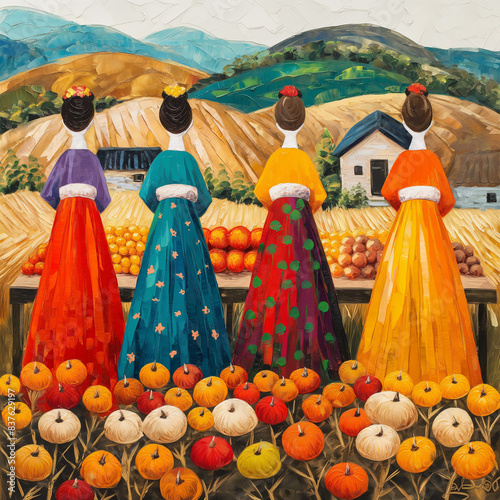 A vibrant Korean Chuseok ce...
