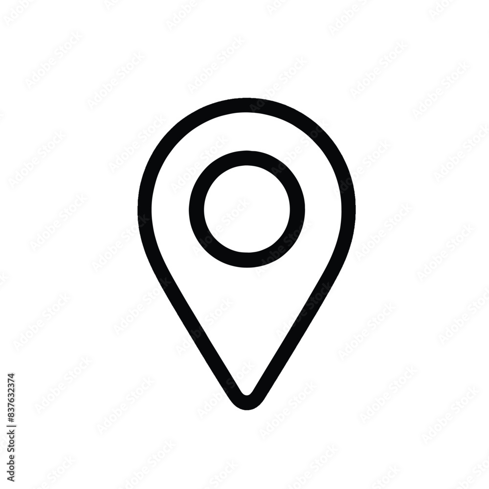 Map location icon vector Map location icon vector