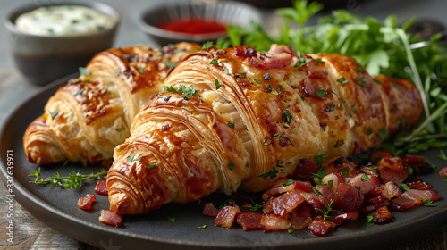 Chicken and Bacon Croissant 7