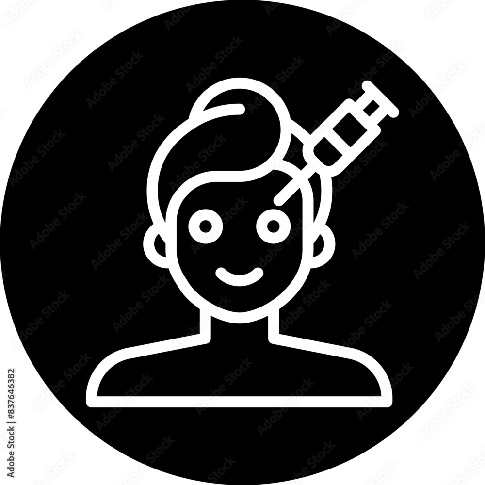Facial Plastic Surgery Icon Style Facial Plastic Surgery Icon Style
