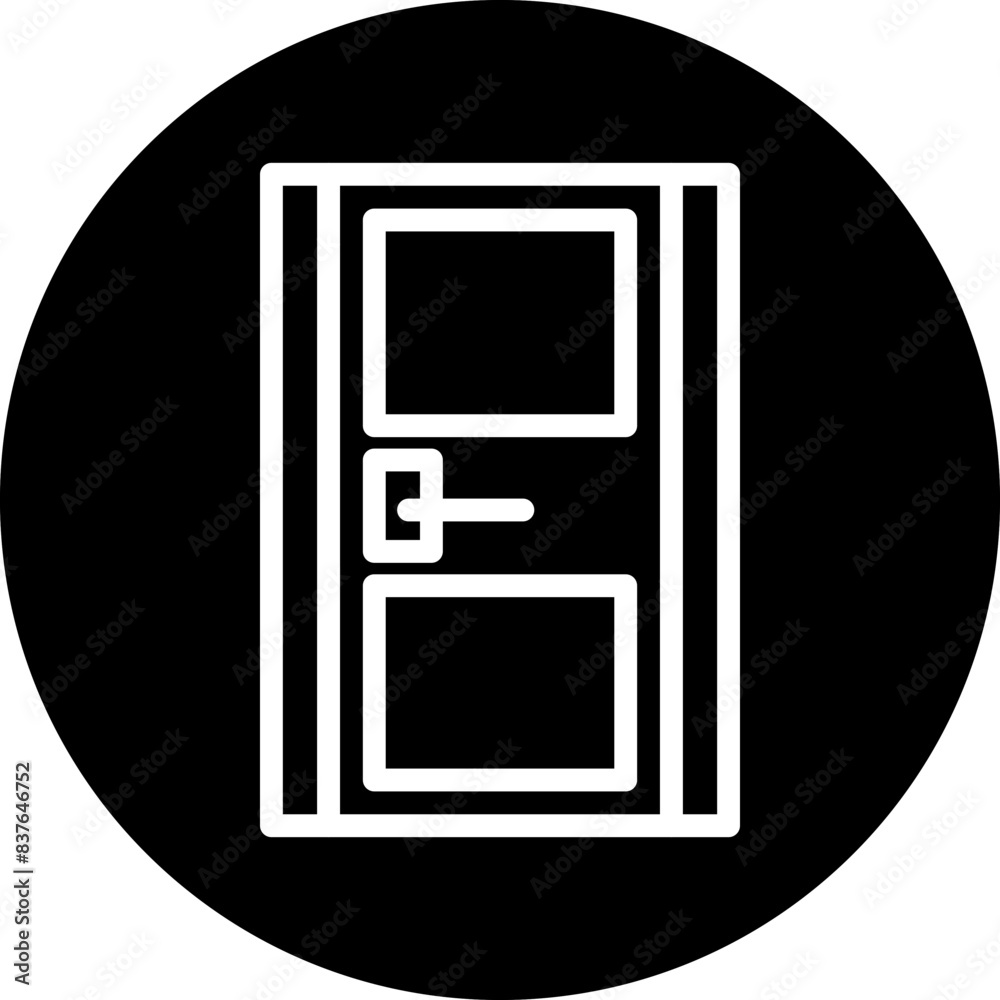 Electric Door Icon Style Electric Door Icon Style