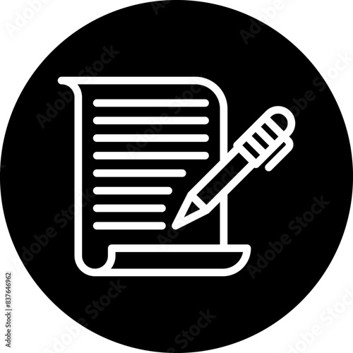 Copywriter Icon Style