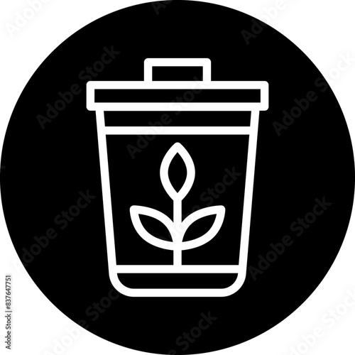 Plant Trash Icon Style