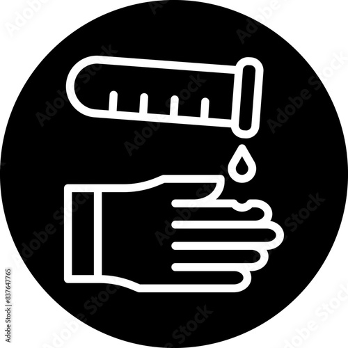 Chemical Spill Icon Style