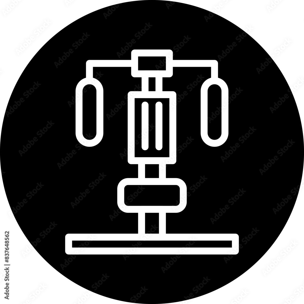 Gym Equipment Icon Style