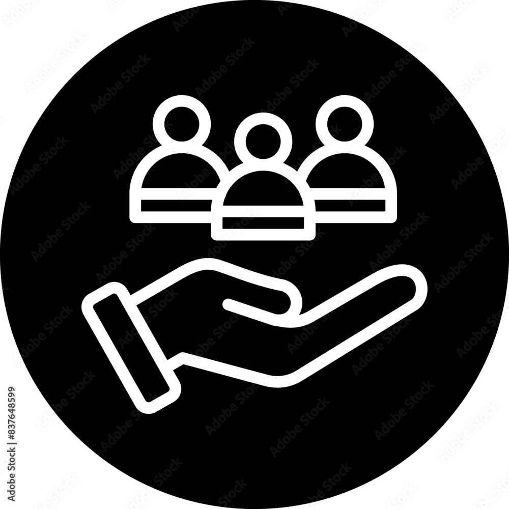 Customer Loyalty Icon Style Customer Loyalty Icon Style