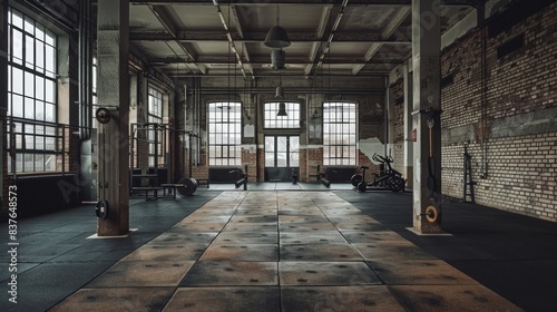 CrossFit Screen in Gym 