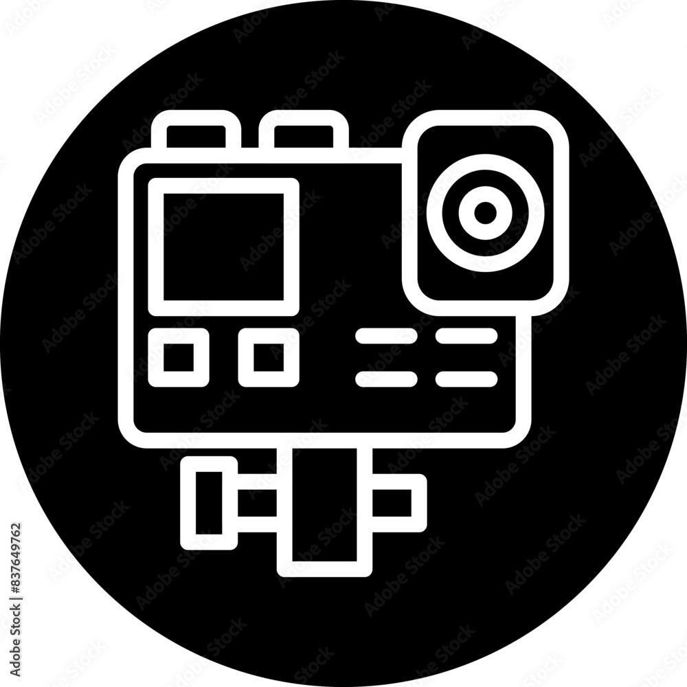 Action Camera Icon Style Action Camera Icon Style