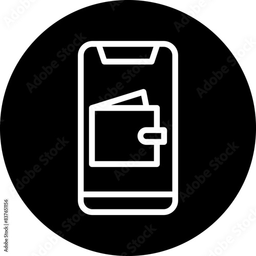 Mobile Wallet Icon Style
