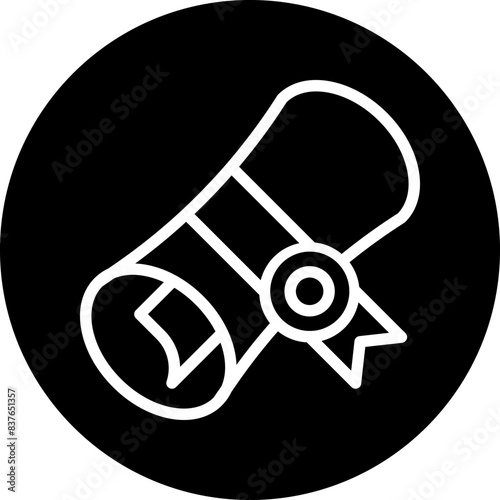 Bachelor Degree Icon Style
