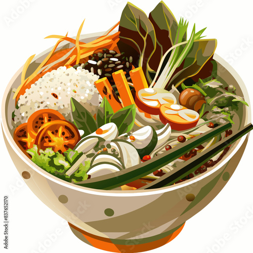 extra ingridientas vector