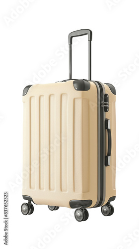 Wallpaper Mural Sleek and durable luggage bag, ideal for travel, featuring a modern design and practical storage compartments cut out transparent isolated on white background PNG file
 Torontodigital.ca