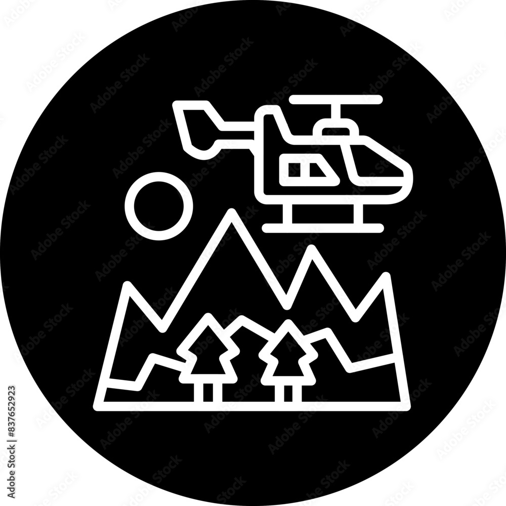 Mountain Rescue Icon Style Mountain Rescue Icon Style