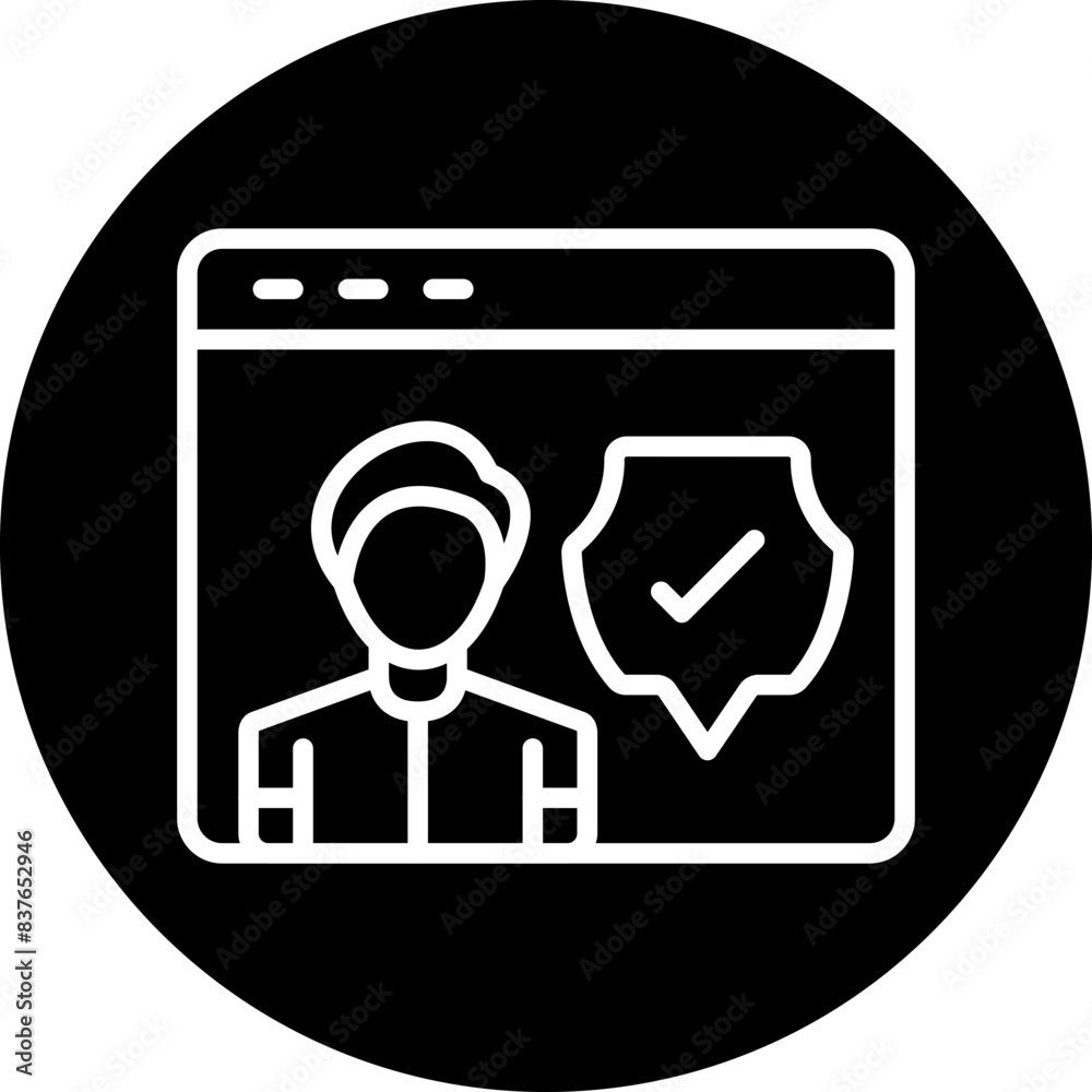 Authorized Access Icon Style Authorized Access Icon Style