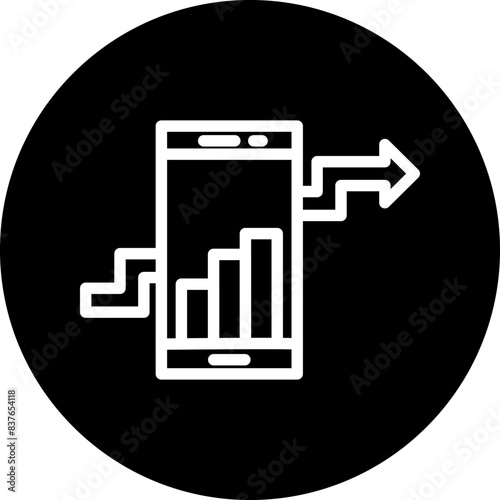 Mobile Analytics Icon Style