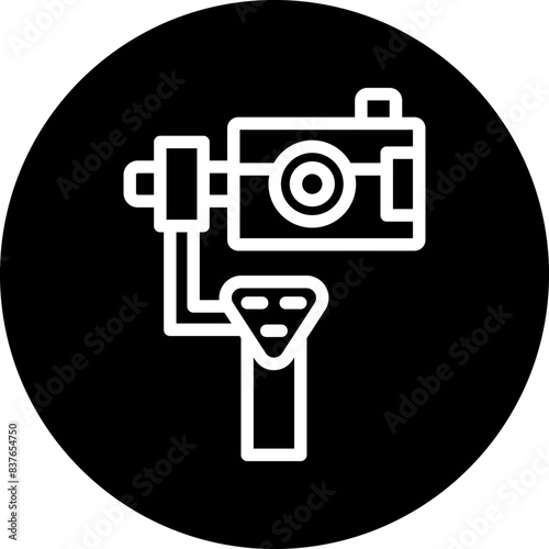 Camera Gimbal Icon Style