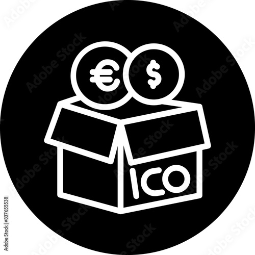 Initial Coin Offering Icon Style